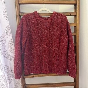 a new day Red Crew Neck Sweater